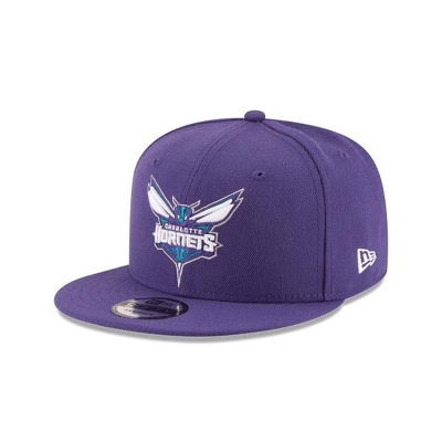 Sapca New Era Charlotte Hornets NBA Basic 9FIFTY Snapback - Violet